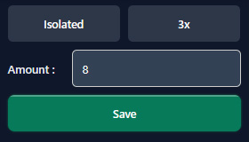 User configuration settings